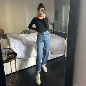DEAR JOHN - 90S SUPER HIGH RISE ANKLE STRAIGHT JEANS